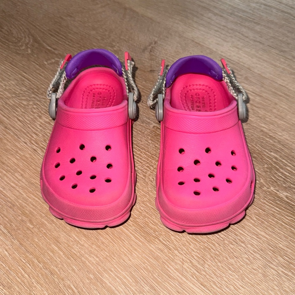 Pink Crocs Size 7